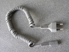 Spiralkabel PHILIPS (Rasierer u.ä. Kleingeräte) Flachstecker / 2-polige Buchse
