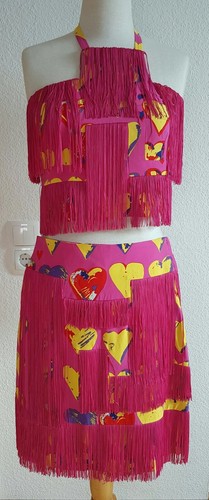Versace kleid herz franzen - versace,