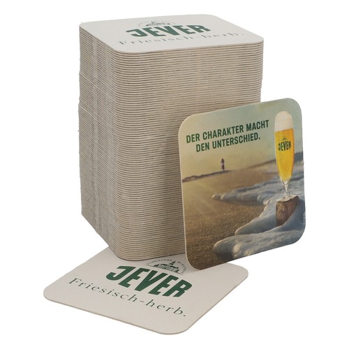 100x jever bier - jever, bierdeckel