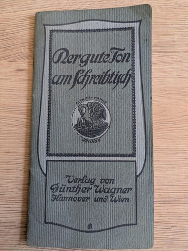 Antik pelikan broschüre heft - antik,