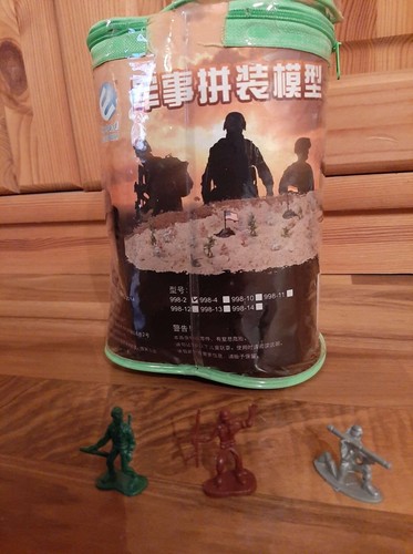 Plastic mini soldaten - plastic,