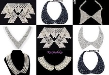 Spitzenkragen,Perlenkragen,Ein