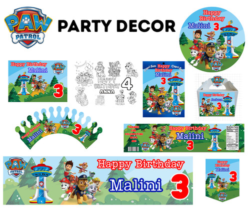 Paw patrol personalisierte - paw,