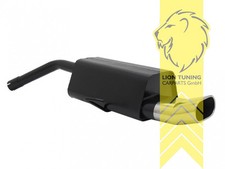 Sportauspuff Endschalldämpfer für Alfa Romeo 156 Limousine Sportwagon 75 x 135mm