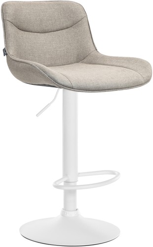 Barhocker vonore stoff weiß - vonore,