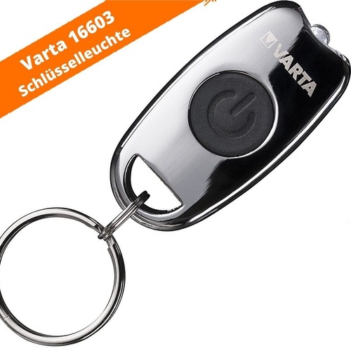 Varta metal key chain light - metal,