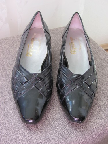 Pumps flechtoptik lackleder - pumps,