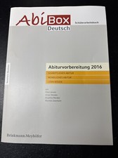 Abi Box  Deutsch Schülerarbeitsbuch NRW Abitur 2016
