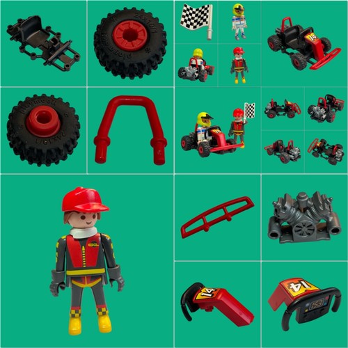Playmobil 6869 kart garage - go,