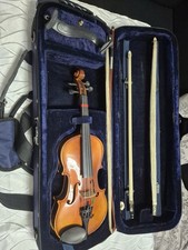 Violine Geige 1/4 Größe mit Koffer und Bogen