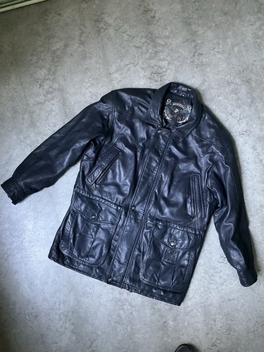 Leder parka jacke longjacke - jacke,