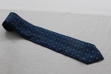 Barisal Krawatte Blau  weiß  Grau kariert Sehr gut #KR6913