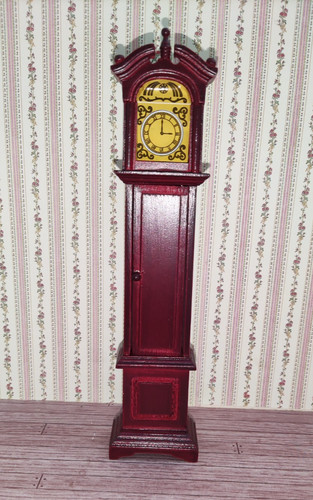 Standuhr mahagony miniatur - standuhr,