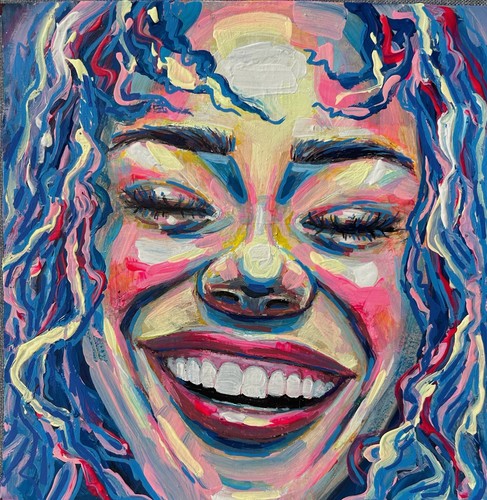 Original acryl öl bild - original,