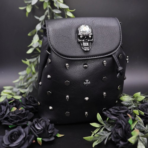 Small metal skull tassel - small,