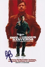 BRAD PITT signed Autogramm 20x30cm INGLOURIOUS BASTERDS in Person autograph ACOA