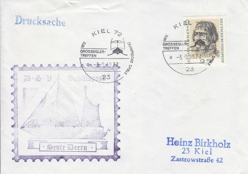 Schiffspost gaffelketsch seute - schiffspost,