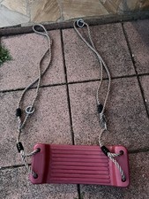 Kinderschaukel Brettschaukel Schaukelsitz ROT aus Kunststoff