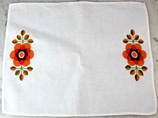 1 Tischset aus Stoff 60er 70er