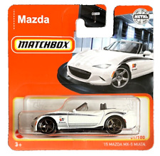 Matchbox '15 Mazda MX5 Miata 61/100 2021 1:64 Modellauto Kinder Spielzeug JDM