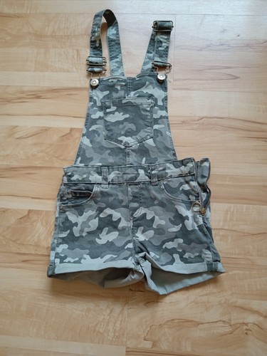 Latzhose mit militärischen - latzhose,
