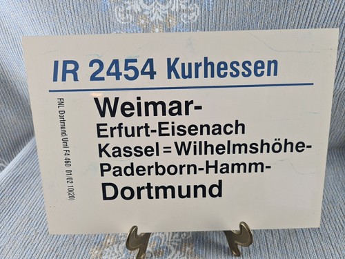 Zuglaufschild 2454 - ir,