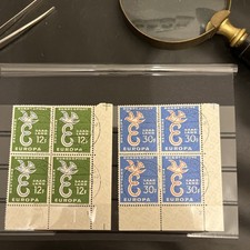 Saar Gestempelter Satz 4er ZD UR auf kleine Steckkarte - siehe Bilder! - A49