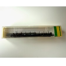 Minitrix 51 3566 00 Spur N Container-Tragwagen DB 4-achsig, guter Zustan