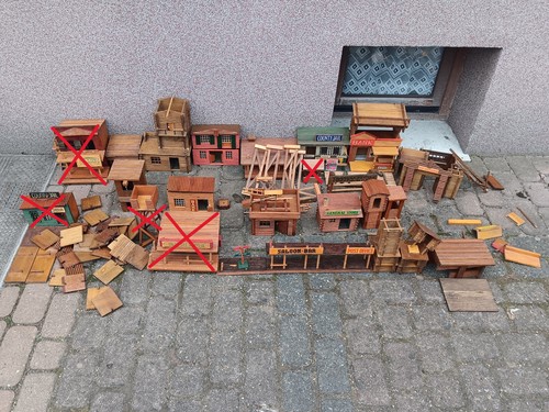 Westernstadt holz ddr cowboy - holz,
