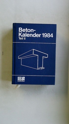 120095 beton kalender 1984 - beton-kalender.,