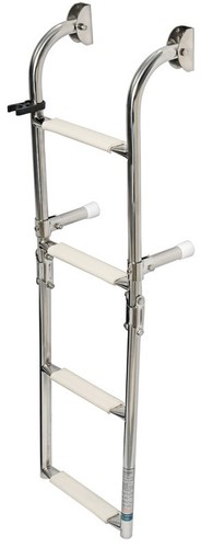 Badeleiter edelstahl stufig - edelstahl, 4-stufig