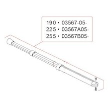 Spannarm für 1,9m Markisenlänge - Fiamma Ersatzteil Nr. 03567-05- - passend zu F