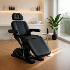 Elektische Kosmetikliege schwarz Beautyliege Massageliege Wellnessliege NEU