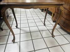 XL 60er Chippendale Stilmöbel Tisch Nussbaum 1x Beistelltisch  Couchtisch barock