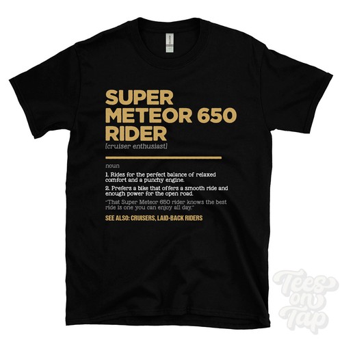 Super meteor 650 rider shirt - super, t-shirt