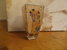 NEU ,GOEBEL, KLIMT Vase mit OVP, "Die Erfüllung", Teelichthalter