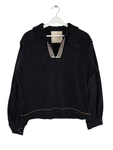 Vintage segel woll jacke - jacke, blau