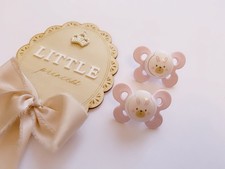 Schnuller Schmetterlingsform Rosa Silikon Newborn 0-6 Monate Reborn Baby Mädchen