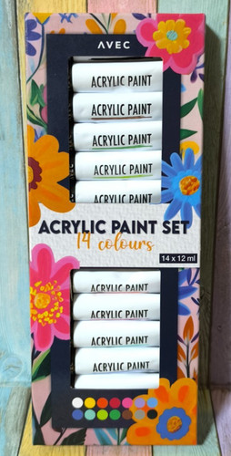 Acrylfarbe set 12 ml - x,