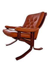 Vintage Leder Sessel Siesta