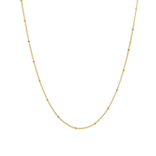 Damen halskette kugelkette 18k - halskette,