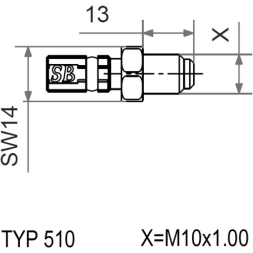 Jmp aussengewinde fitting - aussengewinde, für