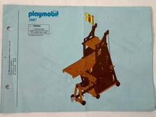 PLAYMOBIL  3887  Angriffsturm Ritter hier: Anleitung, Bauplan
