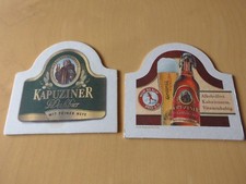  1 Bierdeckel  Kapuziner Weißbier .Kulmbach