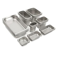 GN Behälter Gastronomiebehälter Gastronorm Edelstahl ALLPAX Größe 2/1 bis 1/9