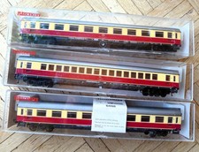 Fleischmann H0 - 3 schöne TEE Wagen der DB, wenig gefahren, mit Plastikboxen