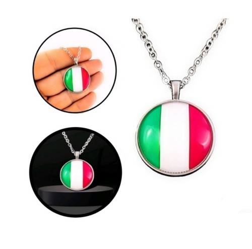 Italien fahne anhänger rund - italien,