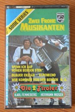 Musikkassette DIE 2 TIROLER Frohe Musikanten, Fenneberg + Moser (philips) MC