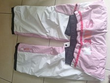 KJUS Girls Rosa Weiß Pant  SKIHOSE Hose GR. 176 / M NEU UVP 169€