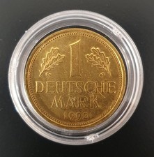 1 DM deutsche Mark 24 Karat